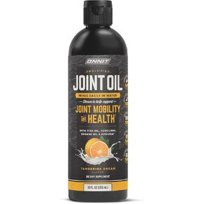 Onnit Joint Oil: Emulsified Liquid Fish Oil to Support Joint Health and Mobility - Tangerine Flavor (12oz) in Kuwait
