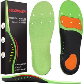 Plantar Fasciitis Arch Support Shoe Inserts Women & Men - Insoles Orthotic Inserts for Flat Feet, Cushioning Shoe Insoles for Foot Pain, Running, Heel Spurs, Arch Pain High Arch - Boot Insoles in Kuwait