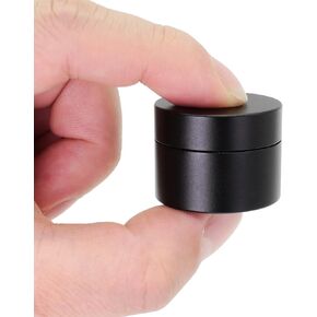 Portable Daily Pill Case, Heavy Duty Aluminium Alloy Round Pill box, Waterproof Travel Pill Organizer, Pocket Purse Medicine Vitamin Holder EDC Container for Outdoor Camping Working