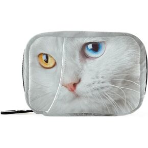 Naanle Cute Pink Pill Box 7 Day Case Bag Travel Organizer with Zipper Portable Weekly Compact Size for Vitamin Supplement Holder A Cartoon Blue 4.6 x 3.14 x 1.88 Inch 0.12 kilograms