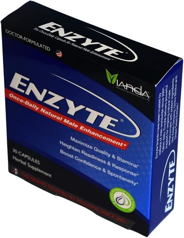 مكمل تعزيز الذكور الطبيعي Enzyte® مع الجينسنغ الآسيوي والجنكة بيلوبا ومستخلص بذور العنب وأعشاب الماعز القرنية - 30 كبسولة in Saudi Arabia