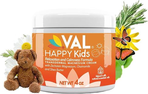 VAL Magnesium for Kids Roll-on Applicator, Relaxation Formula for Children, Zechstein Magnesium Chloride, Chamomile, Shea Butter and Natural Essential Oils to Help Kids Sleep, Support Balanced Mood in Saudi Arabia