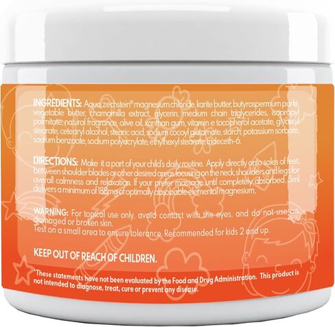 VAL Magnesium for Kids Roll-on Applicator, Relaxation Formula for Children, Zechstein Magnesium Chloride, Chamomile, Shea Butter and Natural Essential Oils to Help Kids Sleep, Support Balanced Mood in Saudi Arabia