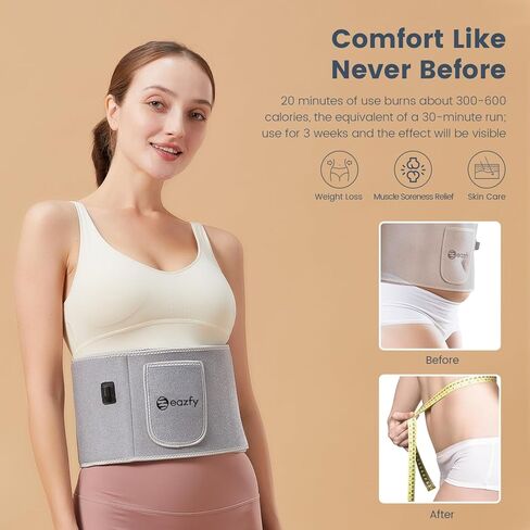 حزام العلاج بالضوء الأحمر - Eazfy بالقرب من العلاج بالأشعة تحت الحمراء والعلاج بالضوء الأحمر للجسم مع نبض ومؤقت لتخفيف آلام العضلات والكتف الخلفي والخصر كهدية للنساء والرجال in Kuwait