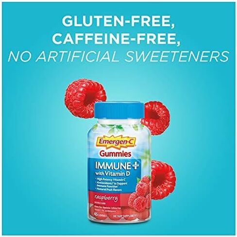 ايميرجين-c اقراص مضغ ايمون بلس بفيتامين دي والتوت من جاميز - 45 قرص مضغ (عبوة من قطعتين) in Kuwait