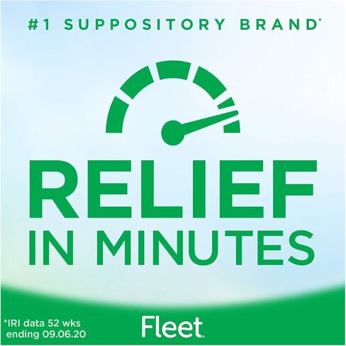 Fleet Liquid Glycerin Suppositories for Adult Constipation, 4 Count ( Pack of 3) in Kuwait