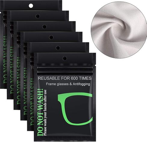 Anti Fog Wipes Nano Anti Fog Cloth Defog Reusable Cleaning Cloth for Glasses Goggles Motorcycle Helmet Eyeglass Camera Lens (3) in Kuwait