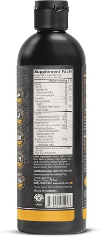 Onnit Joint Oil: Emulsified Liquid Fish Oil to Support Joint Health and Mobility - Tangerine Flavor (12oz) in Kuwait