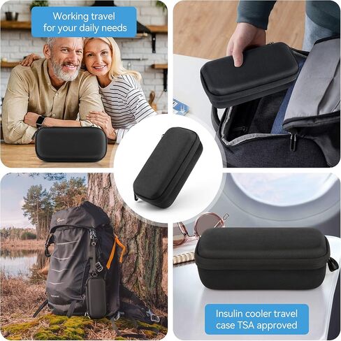 Gelozid Insulin Travel Case for Insulin Pen with Upgraded Ice Pack, Diabetes Travel Case for Diabetic Supplies and for The Daily Life and Trip in Kuwait