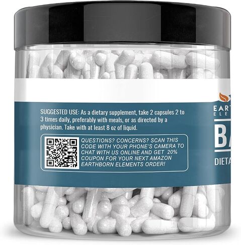 Earthborn Elements Baking Soda Capsules, 200 Capsules, Sodium Bicarbonate in Saudi Arabia