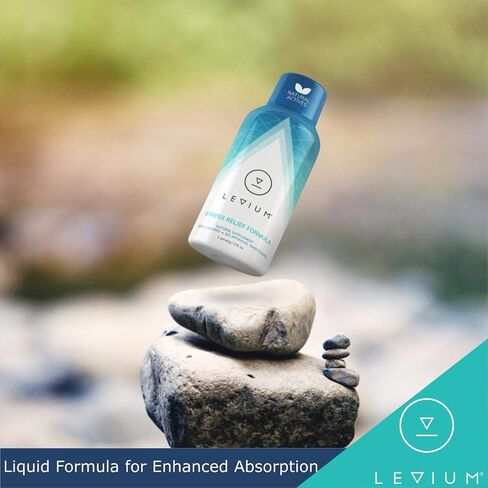 Levium Calming Stress Relief Vitamin Supplement | Natural Mood Boosting Liquid Shots (15 Day Supply) in Saudi Arabia