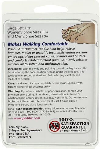 PediFix Visco-gel Hammer Toe Cushion, Medium Right in Kuwait
