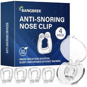أجهزة مكافحة الشخير - مشبك أنف مغناطيسي من السيليكون مضاد للشخير، حل للشخير - أنف مريح لتخفيف الشخير (4 قطع) in Kuwait