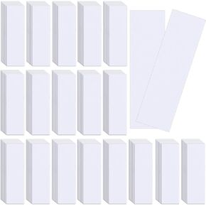Landhoow 200 Pieces Perfume Essential Oils Tester White Test Strips Testing Perfume Paper Strips Perfume Testers Strips for Essential Oil Scent Fragrance Widened 3.94 x 1.18 Inches in Kuwait