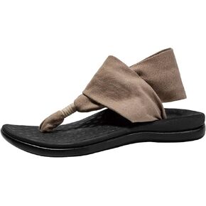 Women's Plantar Fasciitis Feet Yoga Sling Sandal Arch Supports Orthotics Flip Flops Relieve Flat Feet, High Arch, Foot Pain