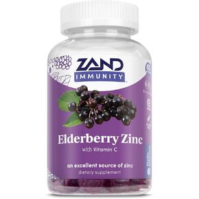 ZAND Elderberry Zinc Immunity Gummies with Vitamin C | Year-Round Immune Support for Children & Adults | 60ct, 30 Serv. in Saudi Arabia