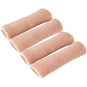 Makhry 4pcs Toe Protectors Gel Toe Caps Silicone Toe Covers Close Finger Toe Sleeve Tubes to Prevent Pain from Corn, Callus, Blisters 3 Size (S)