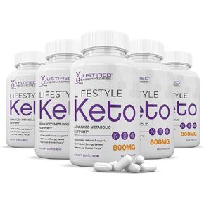 (5 عبوات) Lifestyle Keto 800MG تتضمن goBHB® الحاصل على براءة اختراع، دعم الكيتونات الخارجية المتقدم للرجال والنساء، 300 كبسولة in Kuwait