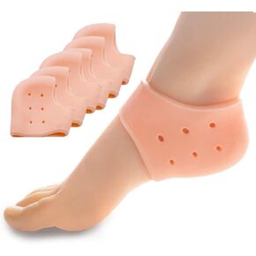 6 PCS Thick Heel Sleeves, Blue, 6 Packs, 12-Month Warranty