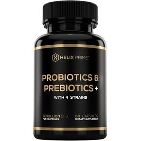 هيليكس برايم البروبيوتيك والبريبايوتكس للنساء أو الرجال البروبيوتيك 60BN CFU Lactobacillus Acidophilus Bifidobacterium Lactis صنع في الولايات المتحدة الأمريكية in Kuwait