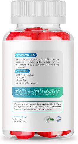 5 عبوات - علكات القنب المناسبة - القنب العضوي النقي من ProperHemp، زيت بوربر، صمغ الدببة القنب الدافعة، 300 مجم من مستخلص القنب لكل علكات طبيعية و9000 مجم لكل زجاجة (150 علكة لمدة 5 أشهر) in Kuwait