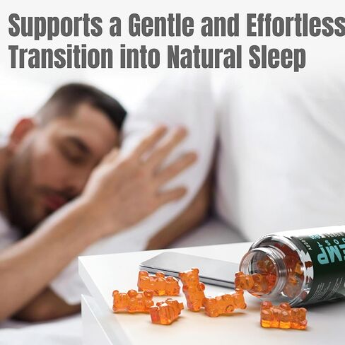 علكة ADDOT Hemp مع نوم أفضل - علكات فيتامين طبيعية عالية الفعالية WellLife - علكة مملوءة بزيت القنب النباتي - (زجاجتان 120 علكة، نوم جيد) in Kuwait
