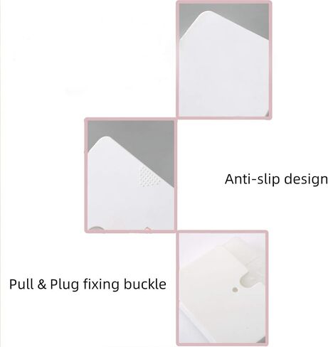 Portable Pill Organizer, 6 Compartments Travel Pill Case for Purse or Pocket -Small Pillbox Semi transparent black with locking hole (1 transparent black) in Saudi Arabia