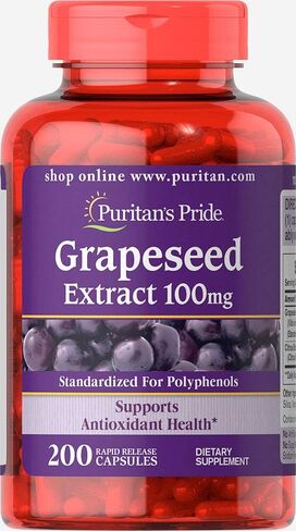 Puritan's Pride Grapeseed Extract 100 Mg, 200 Count in Saudi Arabia