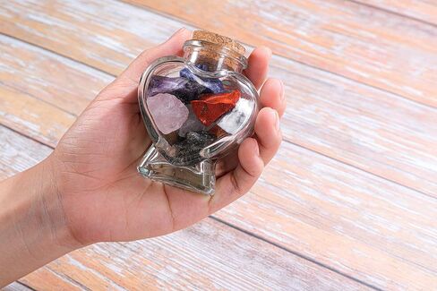 Jovivi 15 Assorted Natural Crystals Raw Rough Stones Bulk for Cabbing,Tumbling,Wicca, Reiki,Chakra Healing,Meditation,Home Indoor Decorations Christmas Day Gift in Kuwait