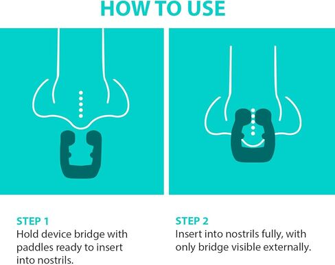 أجهزة مكافحة الشخير - مشبك أنف مغناطيسي من السيليكون مضاد للشخير، حل للشخير - أنف مريح لتخفيف الشخير (4 قطع) in Kuwait