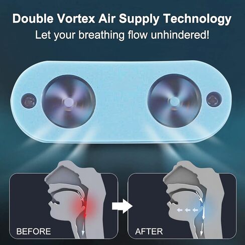 Anti Snoring Devices, Electric Snoring Solution for Men Women, Obvious Effect Mini Anti Snoring Sleep Aid, Double Eddy Current, Suitable for All Nose Shapes in Kuwait
