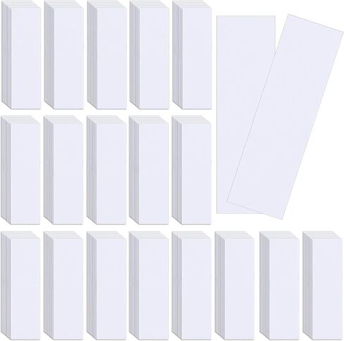 Landhoow 200 Pieces Perfume Essential Oils Tester White Test Strips Testing Perfume Paper Strips Perfume Testers Strips for Essential Oil Scent Fragrance Widened 3.94 x 1.18 Inches in Kuwait