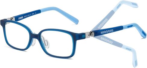 SHEEN KELLY Kids Blue Light Blocking Glasses Computer Video Gaming Eyewear 360° Hinges Spin Silicone Frame CR39 Resin Lens in Saudi Arabia