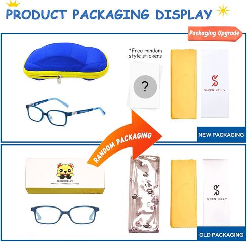 SHEEN KELLY Kids Blue Light Blocking Glasses Computer Video Gaming Eyewear 360° Hinges Spin Silicone Frame CR39 Resin Lens in Saudi Arabia