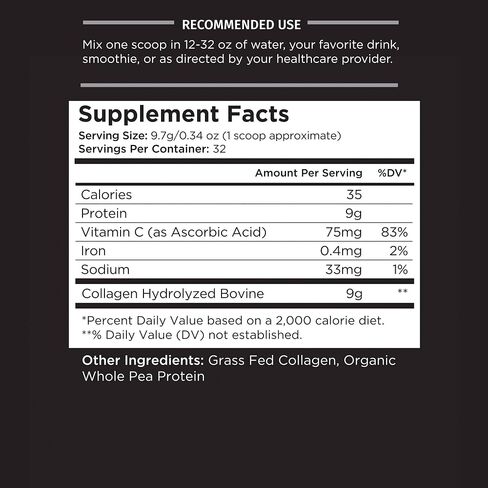 Livingood Daily Chocolate Collagen Powder - Hydrolyzed Collagen Peptides Powder Plus Vitamin C - Complete Protein with 20 Amino Acids - Type I & III, Grass-Fed, Keto, Paleo - 30 Servings, 12.3oz in Saudi Arabia