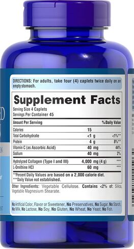 Puritan's Pride Hydrolyzed Collagen 1000 mg in Saudi Arabia