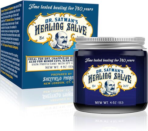 Dr. Sayman's Healing Salve – The Original Skin Care Ointment and Protectant/Great for Itchy, Dry and Sensitive Skin/Treats Cracked Feet, Rough Heels and Chapped Lips (4oz.) in Saudi Arabia