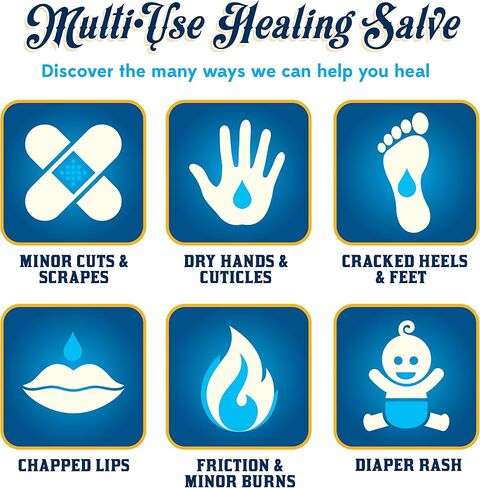 Dr. Sayman's Healing Salve – The Original Skin Care Ointment and Protectant/Great for Itchy, Dry and Sensitive Skin/Treats Cracked Feet, Rough Heels and Chapped Lips (4oz.) in Saudi Arabia