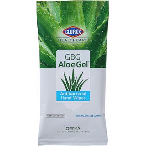 كلوركس للرعاية الصحية مناديل معقمة لليدين 20 كيس | مناديل مبللة بالكحول بالصبار، مناديل مبللة بالكحول | مناديل تعقيم اليدين تقتل 99.99% من معظم الجراثيم المسببة للأمراض in Kuwait