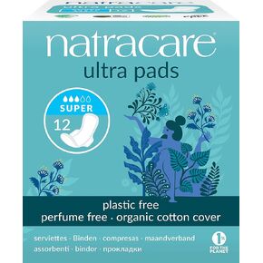 Natracare Pads Ultra Super Wings, 12 ct in Kuwait
