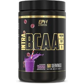 مكملات EPN داخل BCAA | مسحوق BCAA المصنف رقم 1 مع 5 جرام من الأحماض الأمينية، 0 سكر | بناء العضلات، والتعافي بشكل أسرع (نباتي، صديق للكيتو، خالي من الغلوتين) 50 حصة - حلوى البطيخ in Kuwait