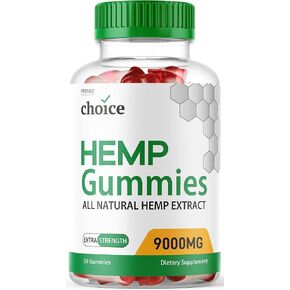 Choice Hemp Gummies - New Choice Gummies، Choice Gummy، ChoiceHemp، زيت، 300 ملغ، (30 علكة تكفي لمدة شهر واحد) in Kuwait