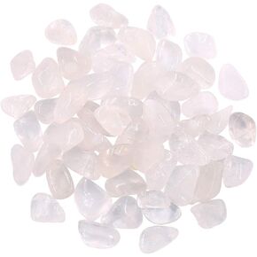 Hilitchi 1lb Bulk Large Natural Tumbled Polished Brazilian Stones Gemstone Healing Crystals Quartz for Wicca, Reiki, and Energy Crystal Healing (Amethyst about 1lb/450g/16oz/bag)
