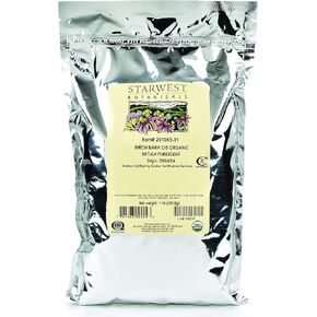 Starwest Botanicals Organic Birch Bark C/S , 1 Pound in Saudi Arabia