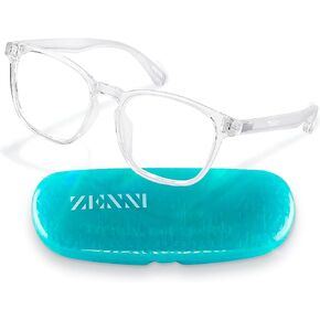 ZENNI Blue Light Blocking Glasses Women Men Square Lightweight Frame Computer Eyeglasses Reduce Eyestrain Anti Glare in Kuwait