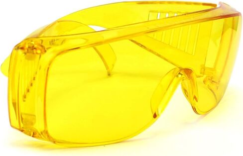 TATTU G1 Fit-Over UV Protection Glasses, Anti-Glare, Anti-Eye Strain, Night Vision Enhancement for Driving at night, Yellow in Saudi Arabia