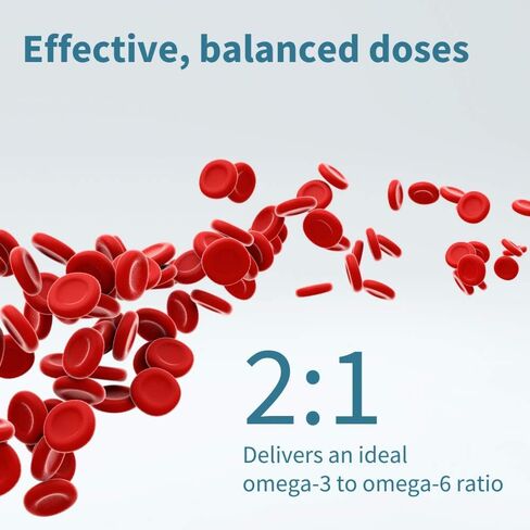 إشيوميجا نباتي ثلاثي أوميغا 3 6 9 500 مجم، زيت بذور الإيتشيوم، مكمل EFA للنساء مع GLA، 60 كبسولة هلامية in Kuwait