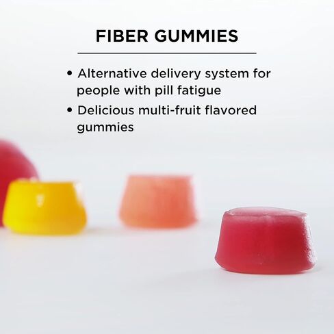 ما وراء صمغ الألياف الطازجة، يدعم صحة الجهاز الهضمي، ويدعم الانتظام، ألياف البريبايوتك الصحية، خالية من الغلوتين، خالية من السكر، 120 قيراط، متعدد الألوان in Kuwait