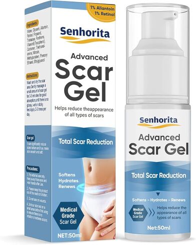 جل كريم الندبات، علاج متقدم للندبات للوجه والجسم، علاجات إزالة الندبات للندبات الجراحية، القسم C، علامات التمدد، حب الشباب، الجدرة، الحروق، الندبات القديمة والجديدة in Kuwait