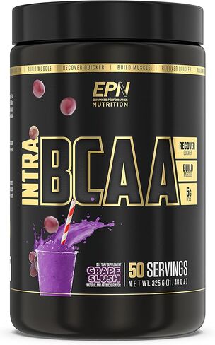 مكملات EPN داخل BCAA | مسحوق BCAA المصنف رقم 1 مع 5 جرام من الأحماض الأمينية، 0 سكر | بناء العضلات، والتعافي بشكل أسرع (نباتي، صديق للكيتو، خالي من الغلوتين) 50 حصة - حلوى البطيخ in Kuwait